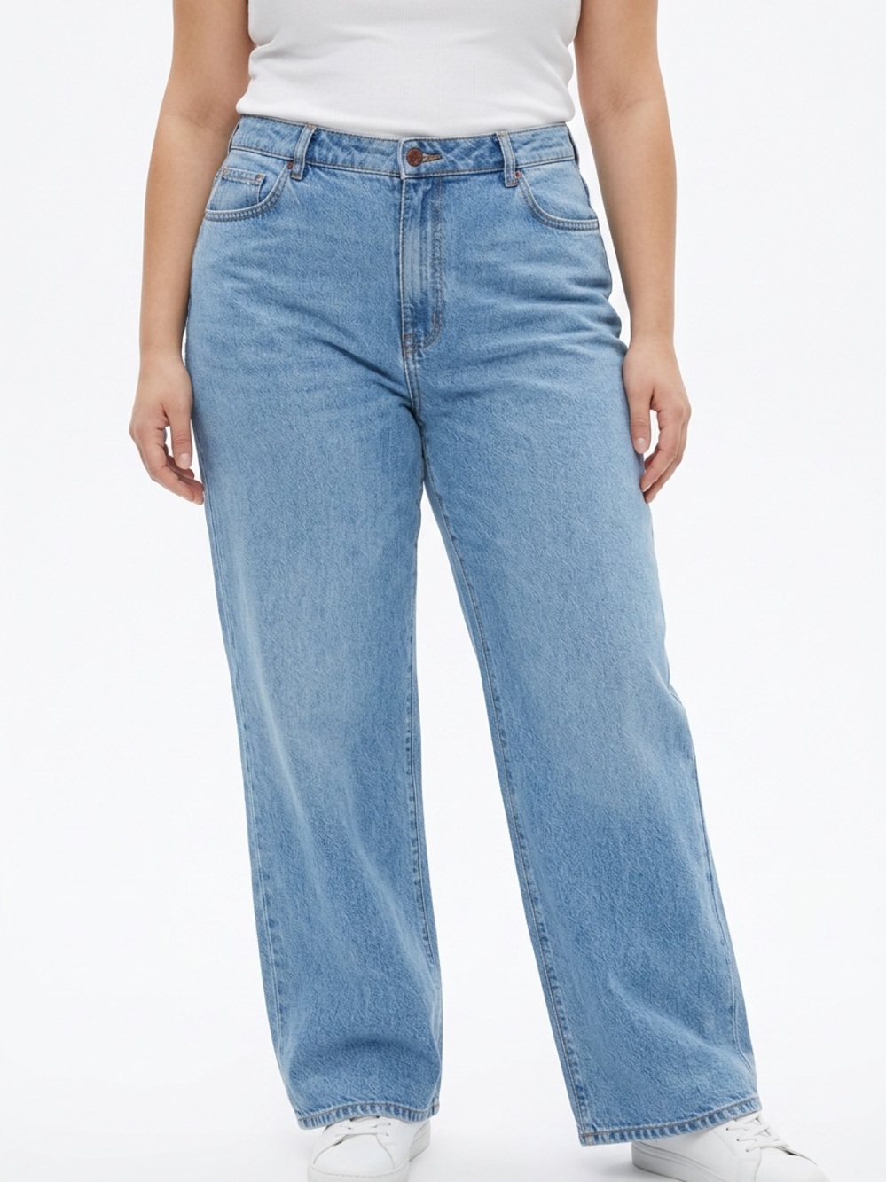 VICTORIA’S SECRET PINK | Classic Wide-Leg Jeans in Light Wash Women’s Size 16